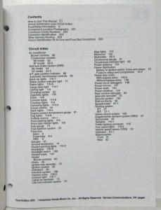 1996-1997 Acura SLX Electrical Troubleshooting Service Manual