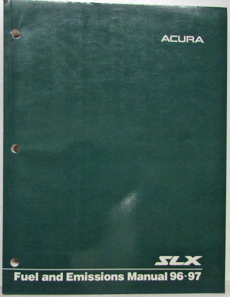 1996-1997 Acura SLX Fuel and Emissions Service Manual - Isuzu Trooper 3.2L