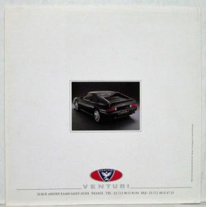 1997 Venturi 210 & 260 PS Sales Folder - German Text - French Company