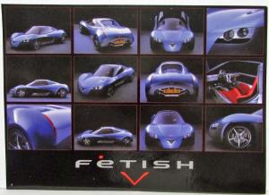 2004 Venturi Fetish Electric Sports Car Promotional Sales Card
