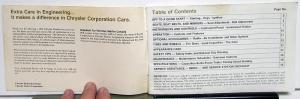 1974 Plymouth Barracuda Owners Manual ORIGINAL with lots of extras