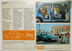 1960-1969? Volga Scaldia Sales Brochure - French Text - Belgian Market