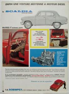 1968-1972 Volga Scaldia with Perkins Diesel Spec Sheet Ad - French Text