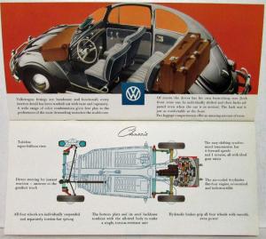 1958 VW Owning a Volkswagen is Like Being in Love Sales Brochure