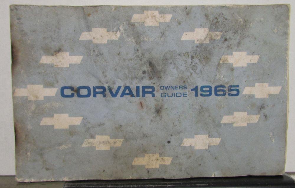1965 Chevrolet Corvair Owners Manual Original 500 Monza Corsa