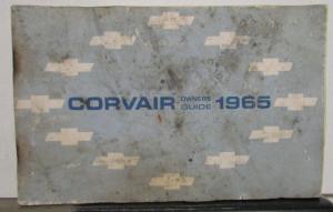1965 Chevrolet Corvair Owners Manual Original 500 Monza Corsa