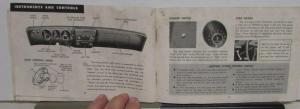 1965 Chevrolet Corvair Owners Manual Original 500 Monza Corsa