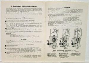 1950-1959 VW Solex-Vergaser 26/28 Carburetor Sales Brochure - German Text