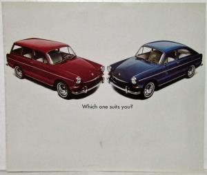 1967 Volkswagen Squareback or Fastback Which One Suits You Sales Folder