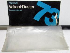 1973 Plymouth Valiant Duster 340 Owners Manual ORIGINAL