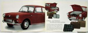 1965-1969 VW 1500 Sedan Sales Folder - German Text