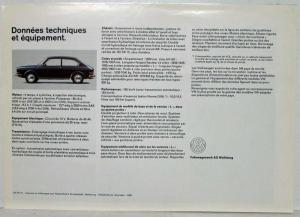 1970 VW New More Powerful 411 E Sales Folder - French Text