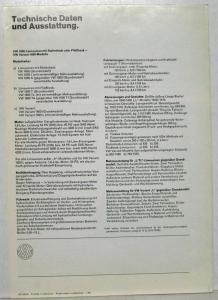 1970 VW 1600 with New Profile Sales Folder - German Text