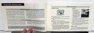 1961 Chevrolet Corvair Owners Manual Original 500 700 Monza Chevy 61 Nice