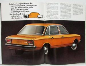 1971 VW Der K70 Sales Brochure - German Text