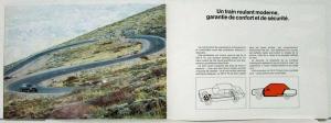 1971 VW K70 The Car Designed to Your Wishes Sales Brochure - French Text