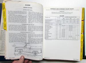 1974 Chevrolet Truck Dealer Data Book Facts Specs Pickup El Camino Blazer HD