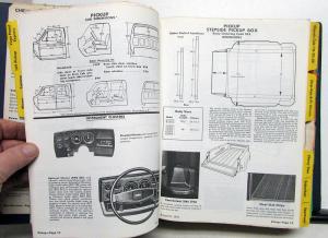 1974 Chevrolet Truck Dealer Data Book Facts Specs Pickup El Camino Blazer HD