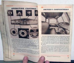 1947 GMC Truck 100-470 Models Owners Manual Light & Medium Duty Care & Op