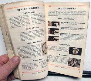 1947 GMC Truck 100-470 Models Owners Manual Light & Medium Duty Care & Op