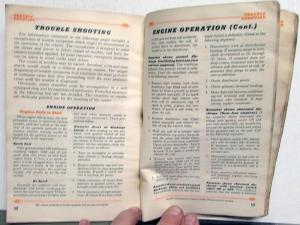 1947 GMC Truck 100-470 Models Owners Manual Light & Medium Duty Care & Op