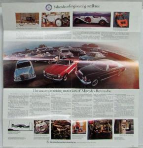 1968 Mercedes-Benz Dealer Sales Brochure Folder 220 250 280 300 600 Full Line