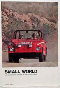 1973 VW Small World Volkswagen Owners Publication - Spring Edition - The Thing