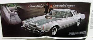 1977 Ford Thunderbird Dealer Sales Brochure Folder With Invitation Original