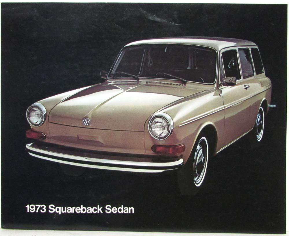 1973 VW Volkswagen Squareback Sedan Spec Sheet