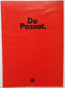 1973 VW De Passat Sales Brochure - Dutch Text and Market