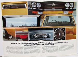 1973 VW Der K70 Pink Cover Sales Brochure