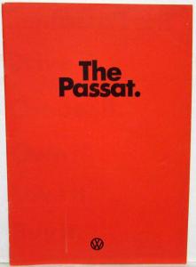 1973 VW The Passat Orange Cover Sales Brochure - Right-hand Drive