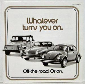 1974 VW Whatever Turns You On Off the Road or On Sales Folder