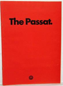 1974 VW Passat Orange Cover Sales Brochure - UK Market