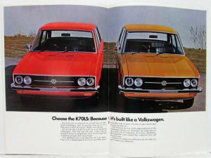 1974 VW K70LS Sales Brochure - UK Market