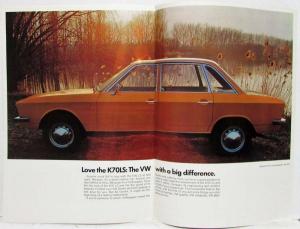 1974 VW K70LS Sales Brochure - UK Market