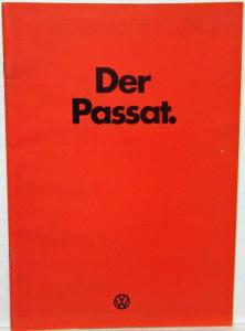 1974 VW The Passat Sales Brochure - German Text