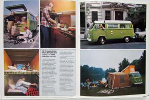 1976 VW Station Wagon with Just One Box Carry All Kinds of Things Sales Brochure