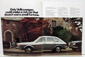 1974 VW 412 The Rich Mans Volkswagen Sales Brochure