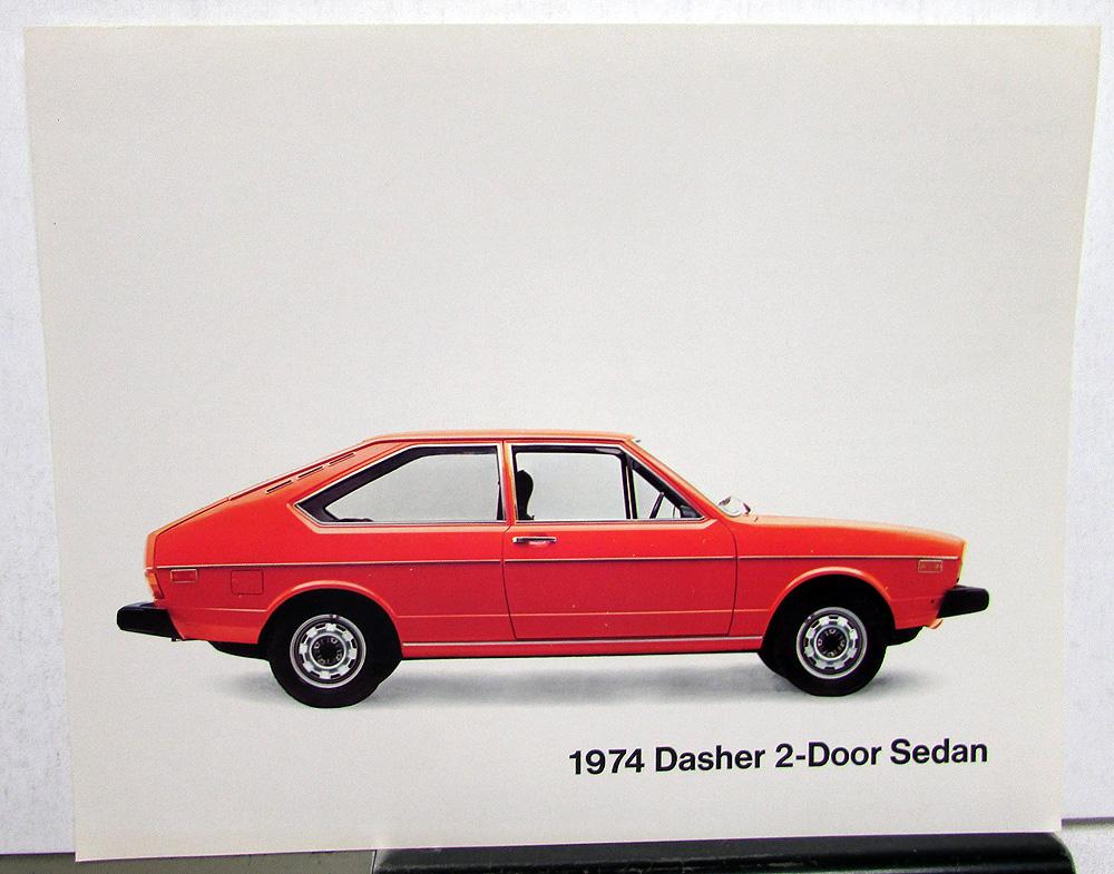 1974 VW Dasher 2-Door Sedan Spec Sheet