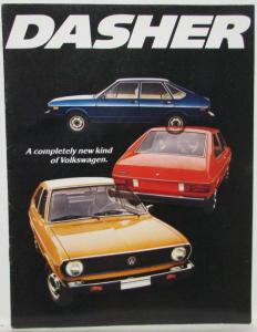 1974 VW Dasher A Completely New Kind of Volkswagen Sales Brochure
