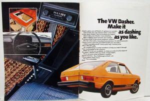1974 VW Dasher A Completely New Kind of Volkswagen Sales Brochure