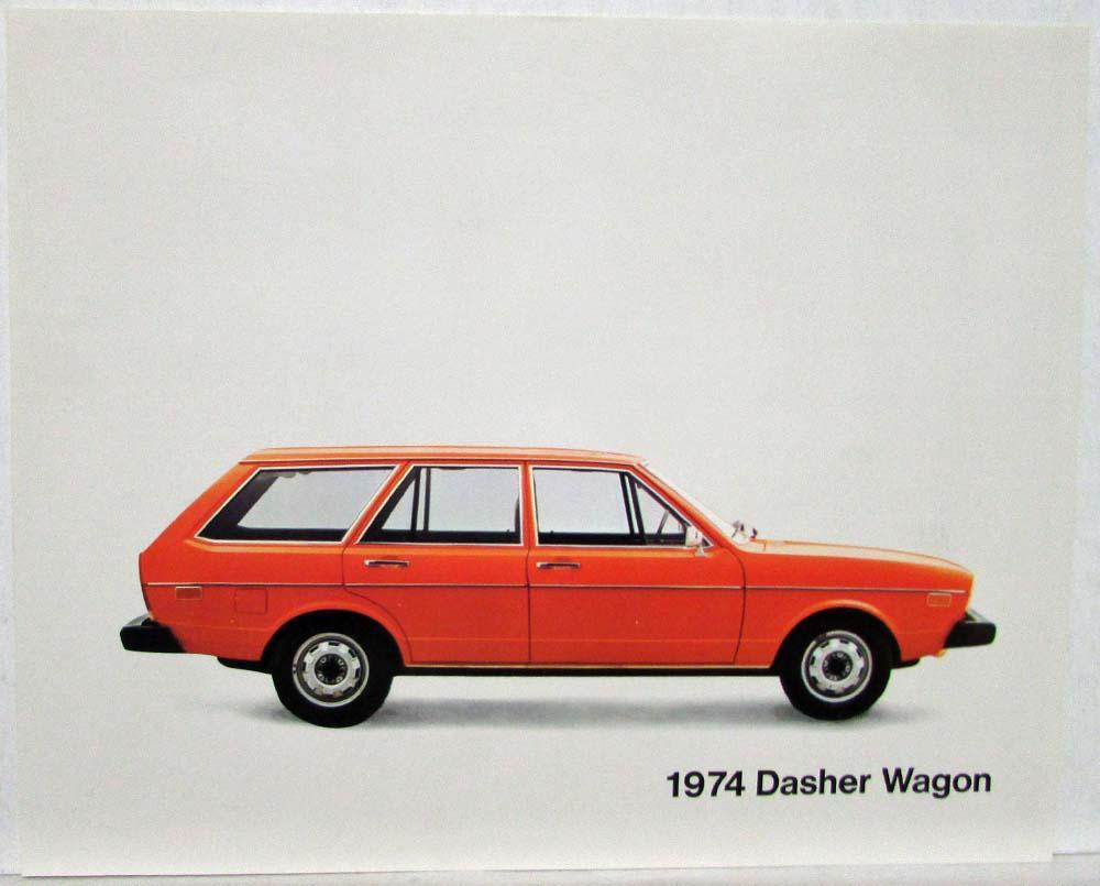 1974 VW Dasher Wagon Spec Sheet