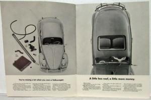 1965 VW Presenting Americas Slowest Fastback Sales Brochure