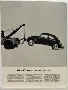 1965 VW Presenting Americas Slowest Fastback Sales Brochure
