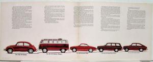 1966 VW There is Something New in Our Old Line and Vice Versa Sales Brochure