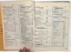 1937 Studebaker Truck Dealer Master Parts Catalog Book J20 J25 Models Original