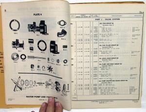 1937 Studebaker Truck Dealer Master Parts Catalog Book J20 J25 Models Original