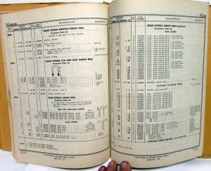 1937 Studebaker Truck Dealer Master Parts Catalog Book J20 J25 Models Original