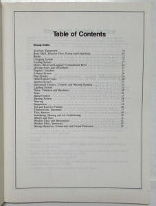 1991 Lincoln Mark VII Service Shop Repair Manual